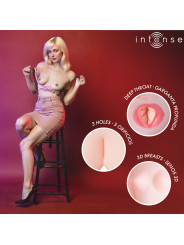 INTENSE DOLLS INGRID MUNECA HINCHABLE CON TRES ORIFICIOS