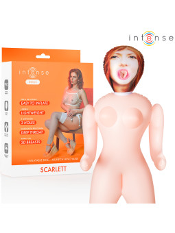 INTENSE DOLLS SCARLETT MUNECA HINCHABLE CON TRES ORIFICIOS