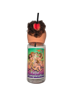 DIABLO PICANTE BOTELLA LABIOS CUMPLEANOS CARNE 750 ML