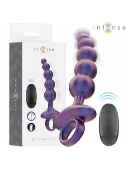 INTENSE TITO PLUG ANAL VIBRADOR MODELO 3 CONTROL REMOTO