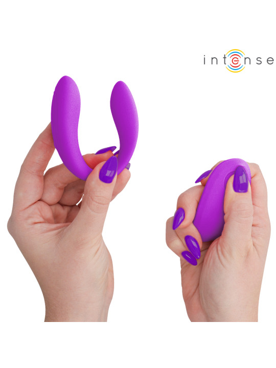 INTENSE NORA ESTIMULADOR DE PINZA CON VIBRACION MORADO