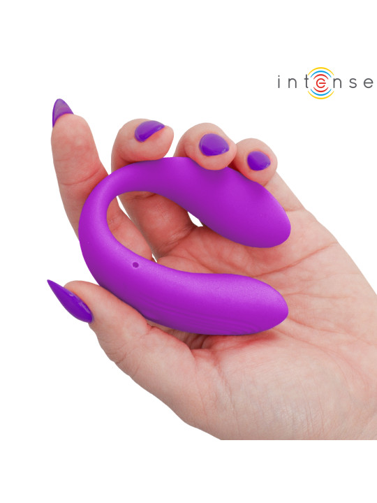 INTENSE NORA ESTIMULADOR DE PINZA CON VIBRACION MORADO