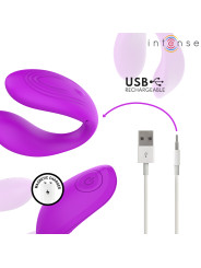 INTENSE NORA ESTIMULADOR DE PINZA CON VIBRACION MORADO