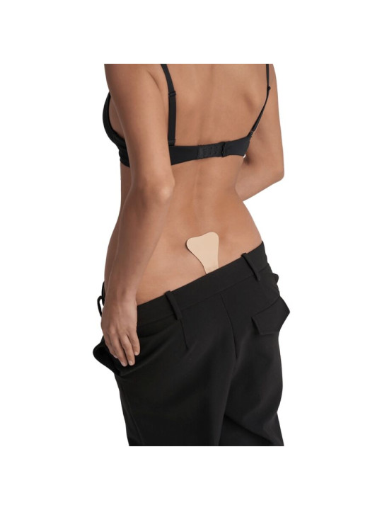 BYE BRA TANGA ADHESIVO BEIGE TALLA UNICA