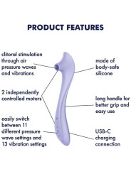 SATISFYER EASY LOVER VIBRADOR ESTIMULADOR AIR PULSE