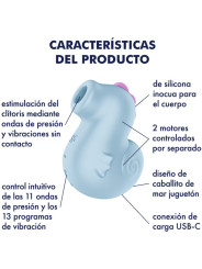 SATISFYER SEA PONY VIBRADOR ESTIMULADOR AIR PULSE