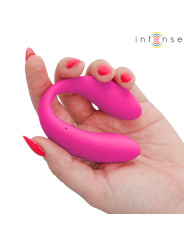 INTENSE NORA ESTIMULADOR DE PINZA CON VIBRACION ROSA
