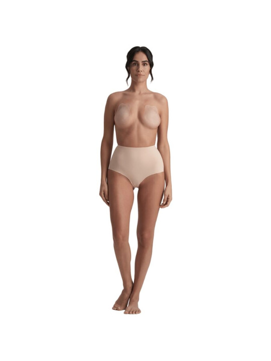 BYE BRA RABBIT COPAS DE SILICONA BEIGE TALLA XL