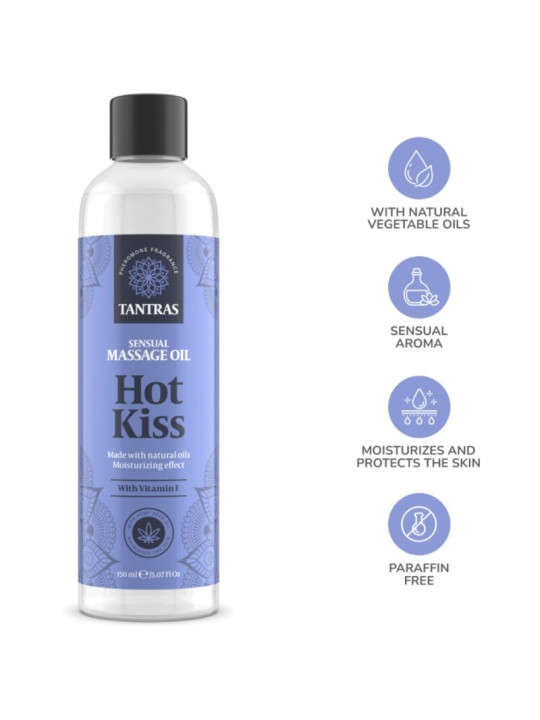 INTIMATELINE TANTRAS LOVE OIL HOT KISS ACEITE MASAJE 150 ML