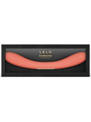 LELO BOOMERANG VIBRADOR DE DOBLE EXTREMO ROJO CORAL