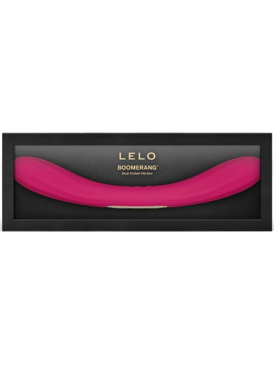 LELO BOOMERANG VIBRADOR DE DOBLE EXTREMO CEREZA
