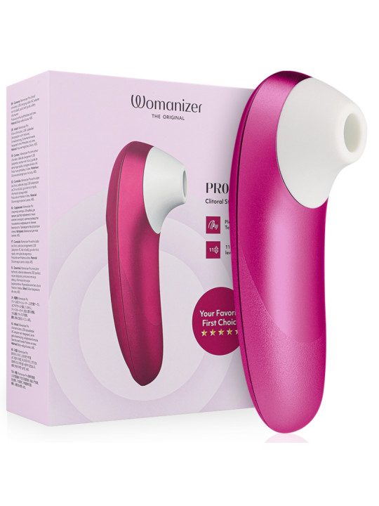 WOMANIZER PRO VIBRANT ESTIMULADOR DE CLITORIS ROSA