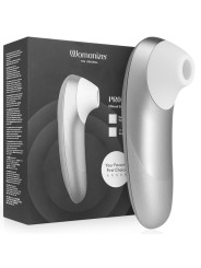 WOMANIZER PRO VIBRANT ESTIMULADOR DE CLITORIS GRIS PLATA