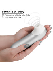 WOMANIZER PRO VIBRANT ESTIMULADOR DE CLITORIS GRIS PLATA