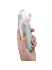 WOMANIZER PRO VIBRANT ESTIMULADOR DE CLITORIS GRIS PLATA