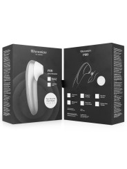 WOMANIZER PRO VIBRANT ESTIMULADOR DE CLITORIS GRIS PLATA