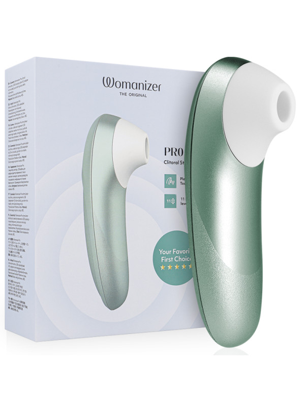 WOMANIZER PRO VIBRANT ESTIMULADOR DE CLITORIS VERDE SALVIA