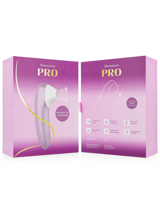WOMANIZER PRO VIBRANT ESTIMULADOR DE CLITORIS LILA