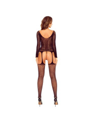 PASSION BS125 BODYSTOCKING MALLA NEGRO