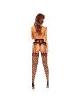 PASSION S031 MEDIAS REJILLA NEGRO TALLA UNICA