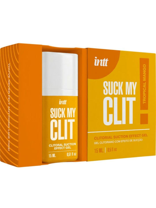 INTT SUCK MY CLIT GEL EFECTO SUCCION TROPICAL MANGO 15 ML