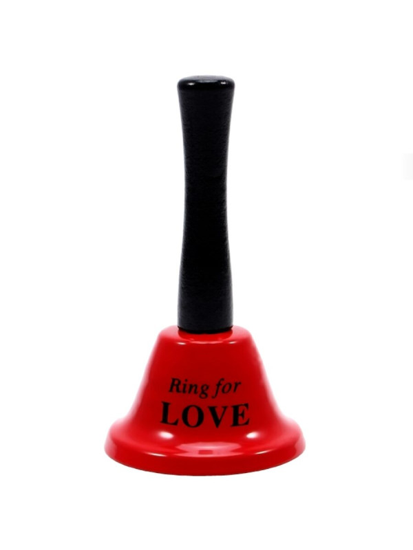 DIABLO PICANTE CAMPANA DE MANO RING FOR LOVE COLOR ROJO