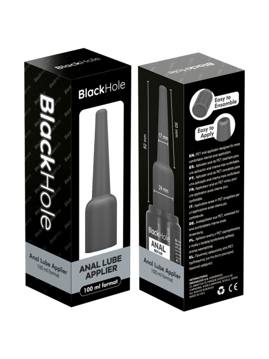 BLACK HOLE APLICADOR DE LUBRICANTE ANAL TALLA L 100 ML