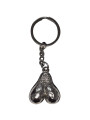 DIABLO PICANTE LLAVERO METAL HUEVOS PLATA