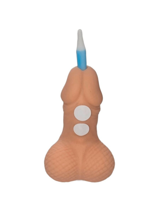 DIABLO PICANTE PENE TONO CLARO VELA NUMERO CUMPLEANOS
