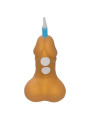 DIABLO PICANTE PENE VELA NUMERO CUMPLEANOS DORADO