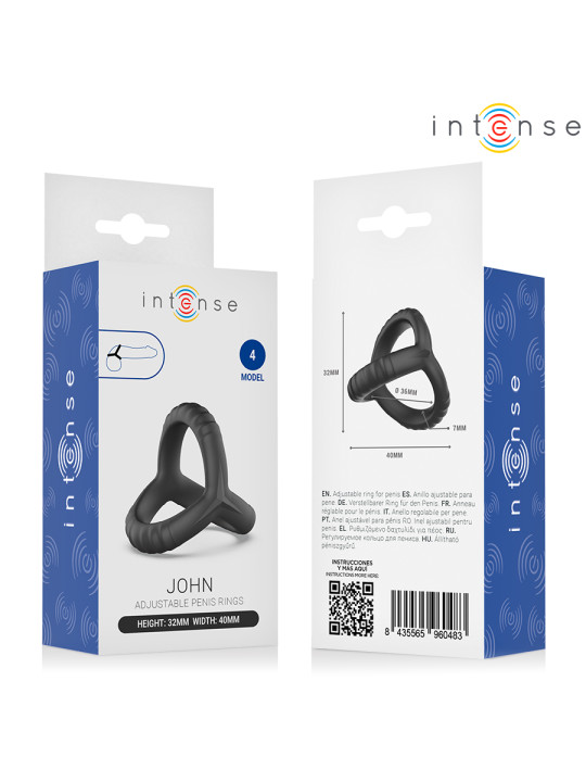 INTENSE JOHN ANILLO TRIPLE AJUSTABLE MODELO 4