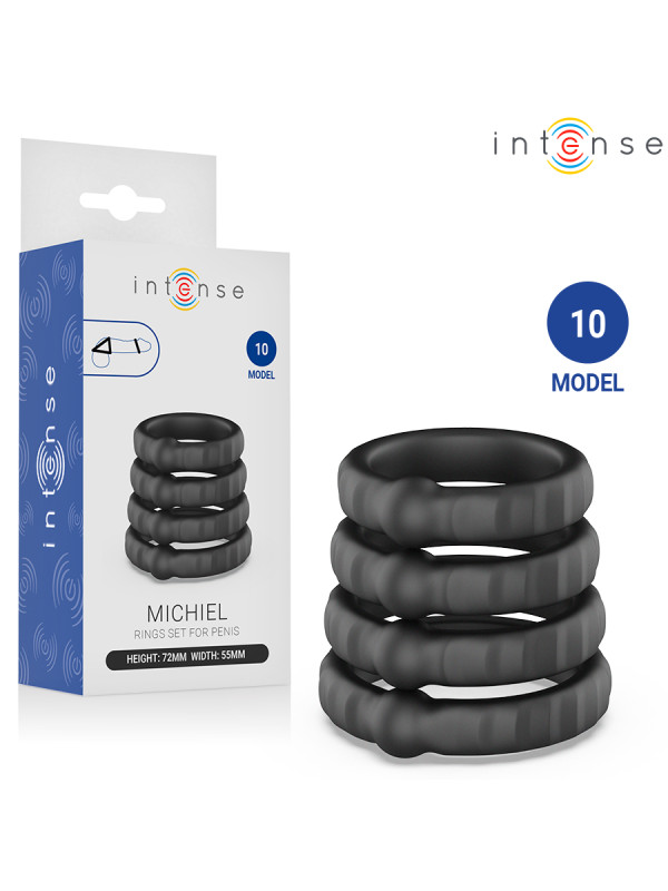 INTENSE MICHIEL SET DE 4 ANILLOS MODELO 10