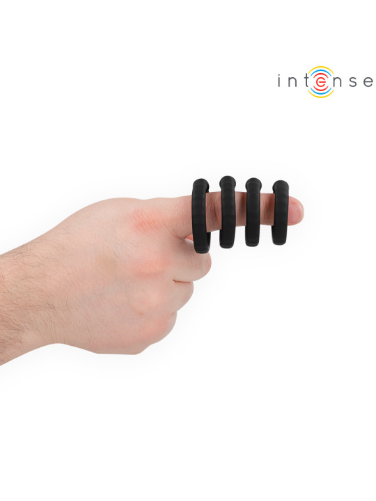INTENSE MICHIEL SET DE 4 ANILLOS MODELO 10