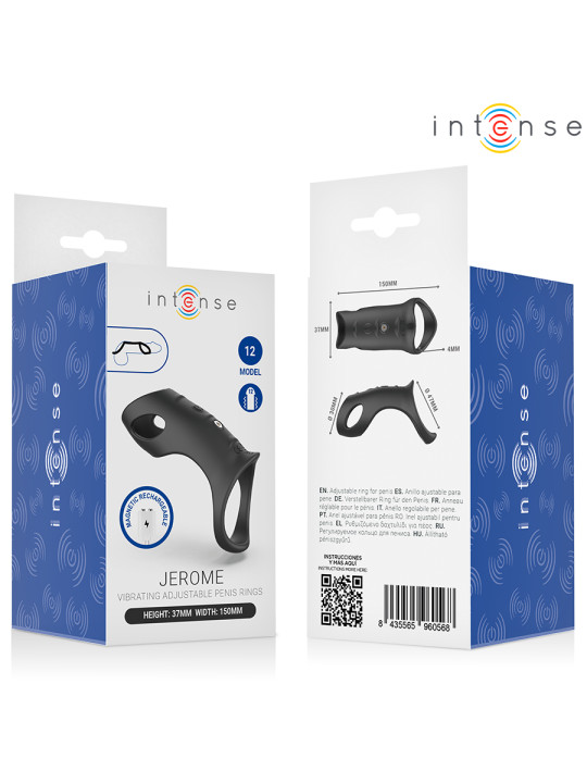 INTENSE JEROME ANILLO VIBRADOR AJUSTABLE MODELO 12