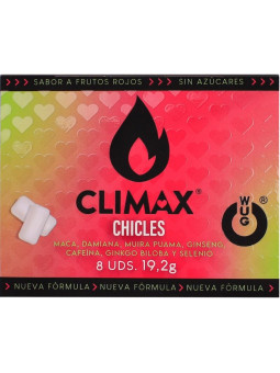 WUG climax El complemento alimenticio que te ayuda a recuperar energia tras la noche BLISTER 8 UDS