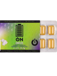 WUG on El chicle funcional con cafeina y guarana sabor menta vainilla BLISTER 8 UDS