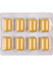 WUG on El chicle funcional con cafeina y guarana sabor menta vainilla BLISTER 8 UDS