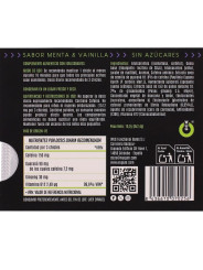 WUG on El chicle funcional con cafeina y guarana sabor menta vainilla BLISTER 8 UDS