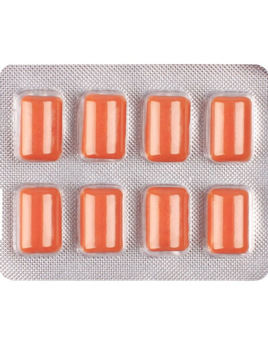 WUG multivit El chicle funcional multivitaminico sabor tropical BLISTER 8 UDS