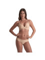 BYE BRA PACK 2 TANGAS INVISIBLES BEIGE Y NEGRO TALLA S