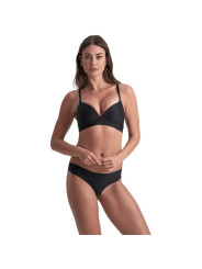 BYE BRA PACK 2 TANGAS INVISIBLES BEIGE Y NEGRO TALLA S