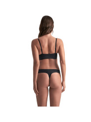 BYE BRA PACK 2 TANGAS INVISIBLES BEIGE Y NEGRO TALLA S