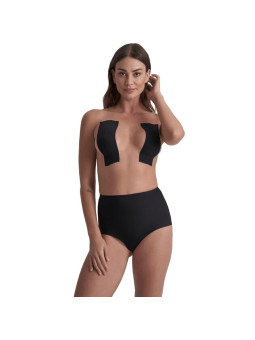 BYE BRA BODY TAPE DOUBLE SIDED CINTA DE DOBLE CARA NEGRO TALLA UNICA 5 x 500 CM
