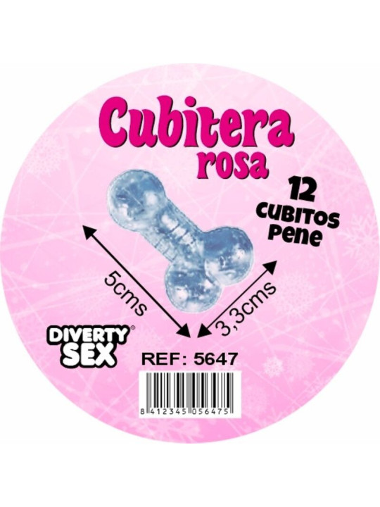 DIABLO PICANTE CUBITERA 12 PENES SILICONA DURA PARA COLGAR ROSA