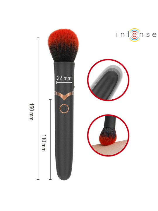 INTENSE EMILIA VIBRADOR BROCHA 10 VIBRACIONES 16 CM