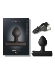 ROCKS OFF NOVA ASTRYX PREMIUM PLUG ANAL RECARGABLE 16 FUNCIONES NEGRO