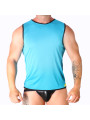 MACHO CAMISETA AZUL S M