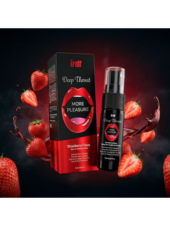 INTT DEEP THROAT MORE PLEASURE SPRAY ORAL SABOR FRESA