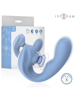 INTENSE GINA ESTIMULADOR DE CLITORIS MULTIFUNCION AZUL