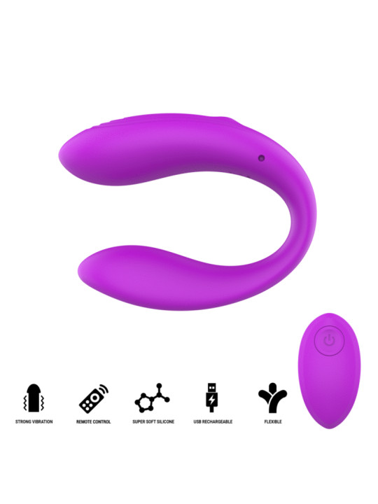 INTENSE NORA ESTIMULADOR DE PINZA CON VIBRACION MORADO